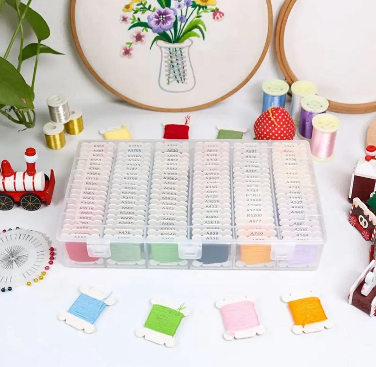 طقم خيوط تطريز