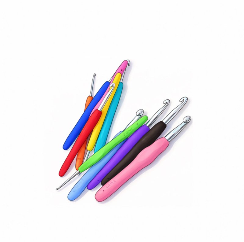 إبر كروشيه متنوعة